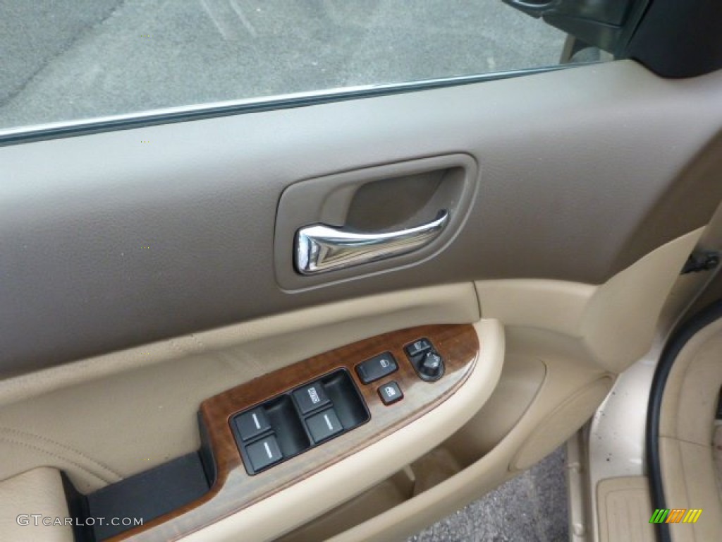 2006 Accord EX-L V6 Sedan - Desert Mist Metallic / Ivory photo #14