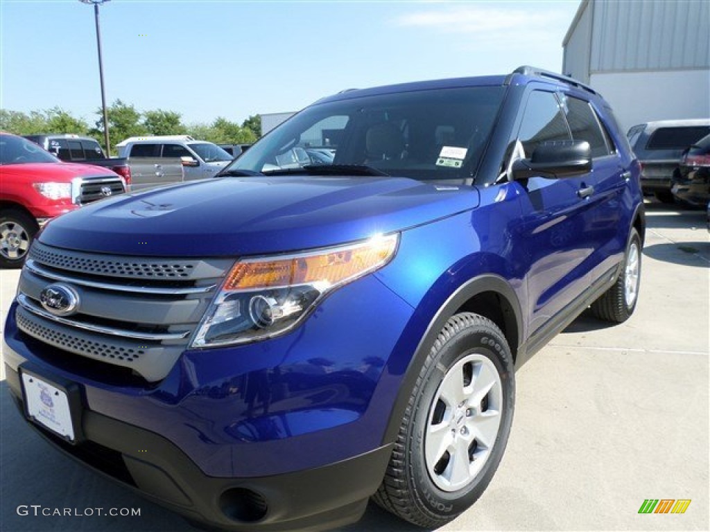 Deep Impact Blue Ford Explorer