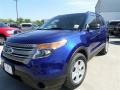 2014 Deep Impact Blue Ford Explorer FWD  photo #1