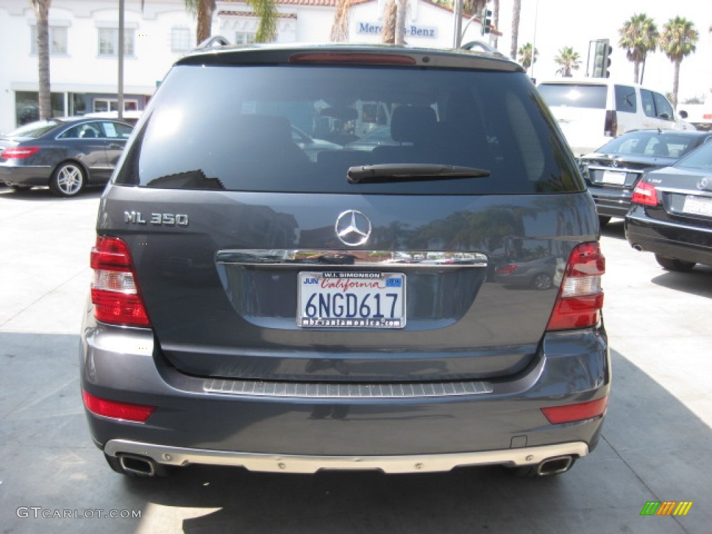 2010 ML 350 - Steel Grey Metallic / Black photo #3