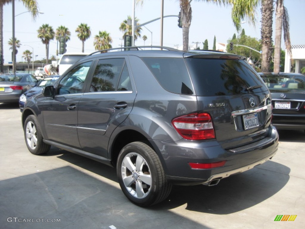 2010 ML 350 - Steel Grey Metallic / Black photo #4