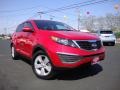 2012 Signal Red Kia Sportage LX  photo #1