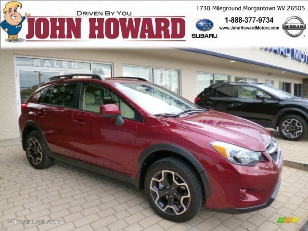 2013 XV Crosstrek 2.0 Premium - Venetian Red Pearl / Ivory photo #1