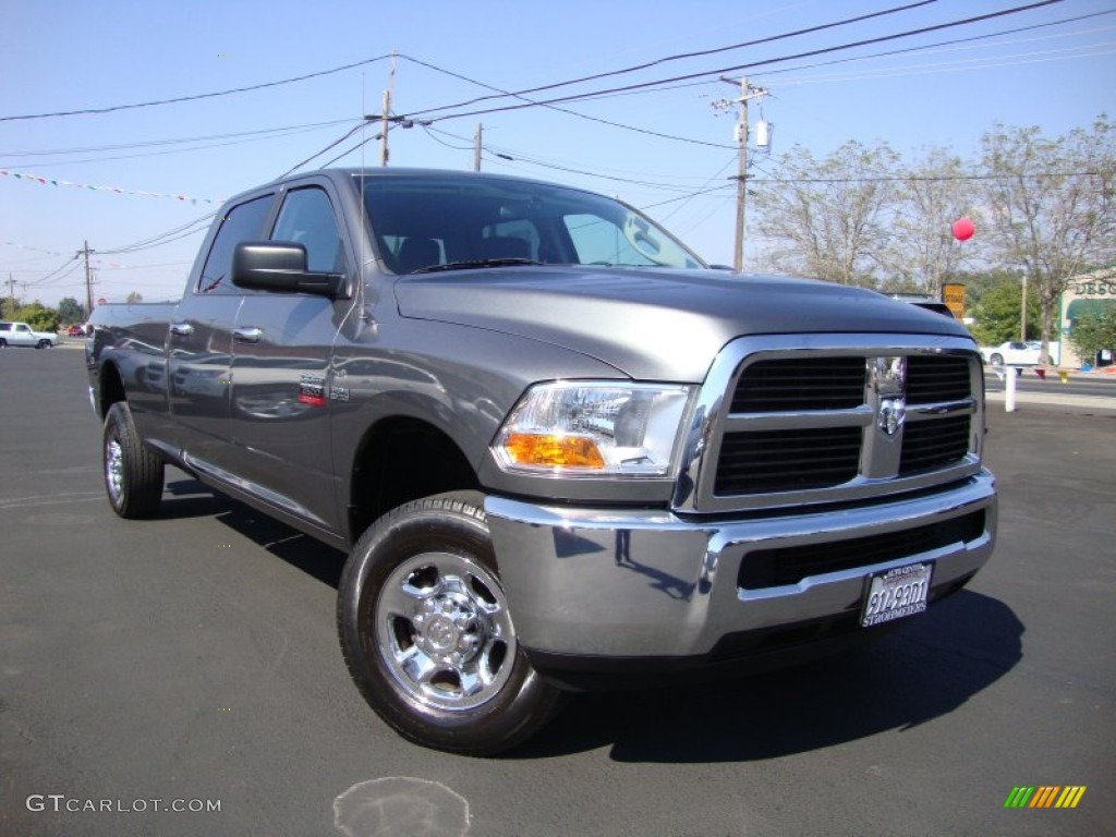 2012 Ram 2500 HD SLT Mega Cab 4x4 - Mineral Gray Metallic / Dark Slate/Medium Graystone photo #1