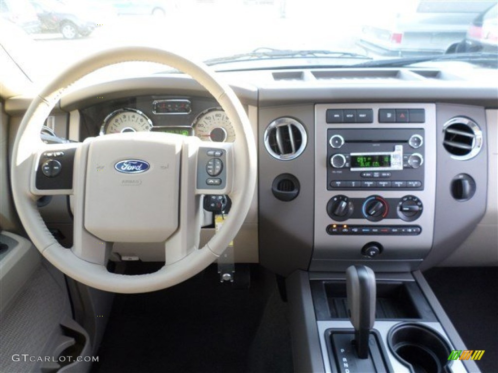 2014 Ford Expedition XLT Stone Dashboard Photo #85753809