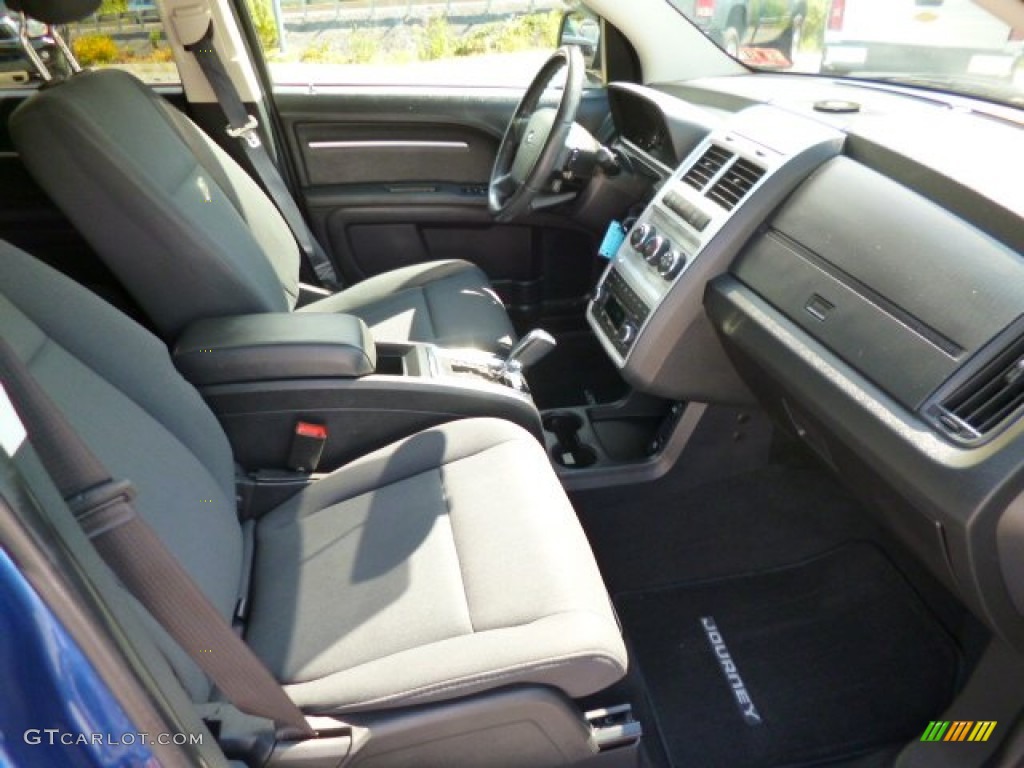 2010 Journey SXT - Deep Water Blue Pearl Coat / Dark Slate Gray photo #8