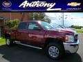 2014 Deep Ruby Metallic Chevrolet Silverado 2500HD LT Crew Cab 4x4  photo #1