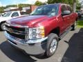 2014 Deep Ruby Metallic Chevrolet Silverado 2500HD LT Crew Cab 4x4  photo #3