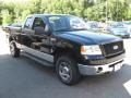 2006 Black Ford F150 XLT SuperCab 4x4  photo #1