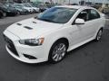 Wicked White 2014 Mitsubishi Lancer RALLIART AWC Exterior