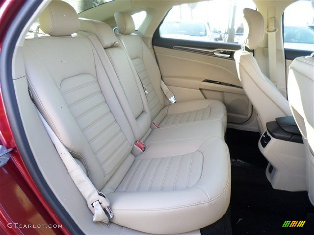 2014 Fusion SE EcoBoost - Ruby Red / Dune photo #9