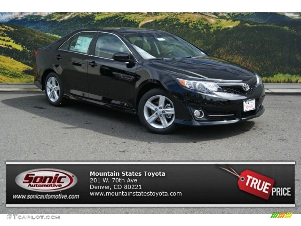 2014 Camry SE - Attitude Black Metallic / Black/Ash photo #1