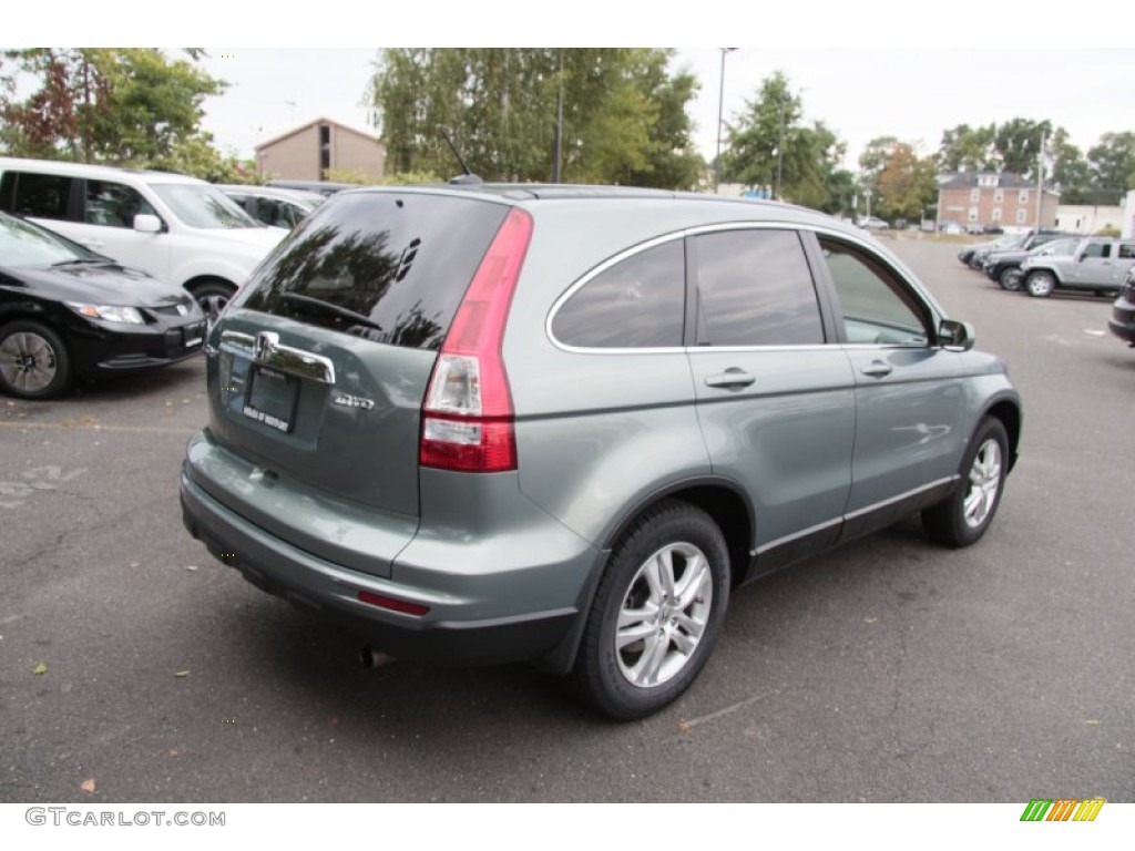 2010 CR-V EX-L AWD - Opal Sage Metallic / Ivory photo #6