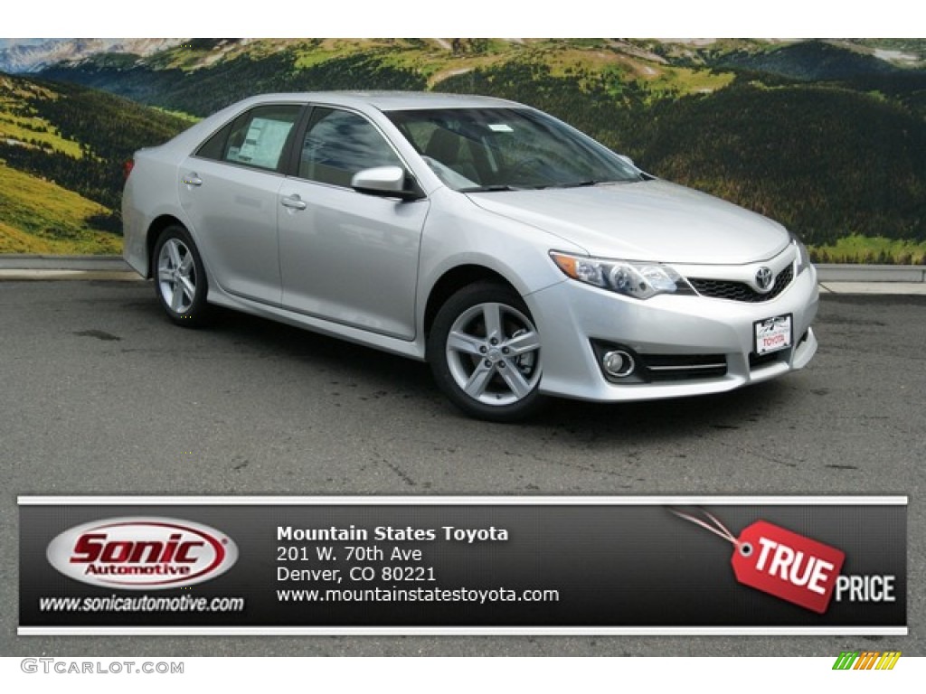 2014 Camry SE - Classic Silver Metallic / Black photo #1