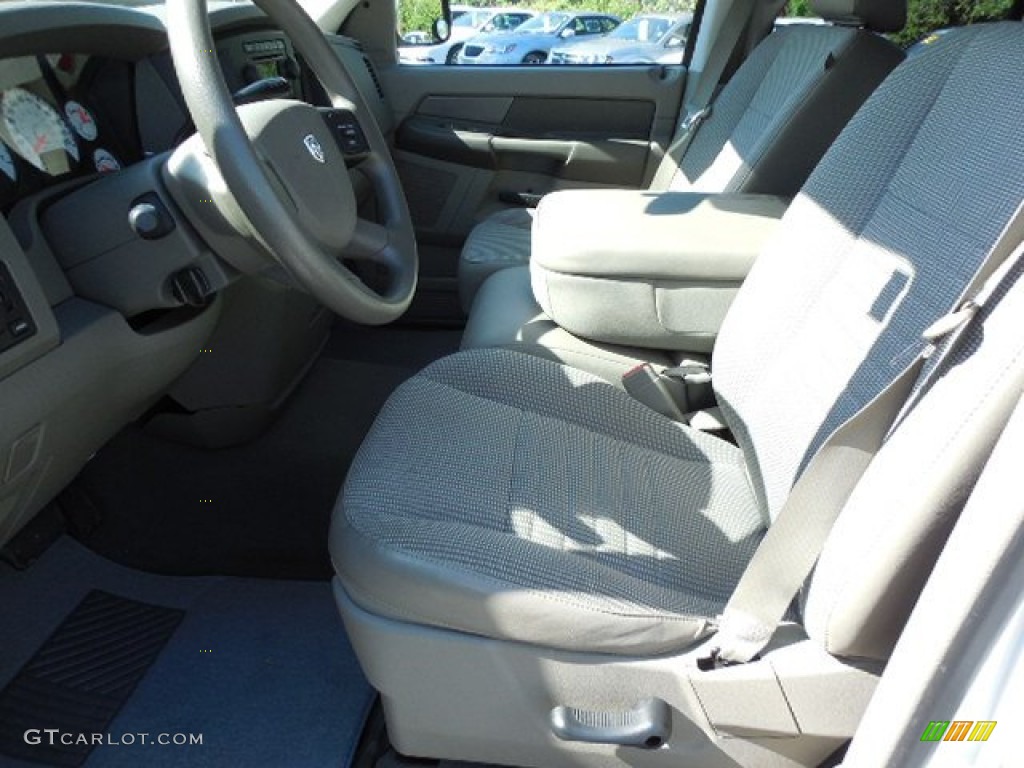 2008 Ram 1500 TRX Quad Cab - Bright White / Medium Slate Gray photo #4