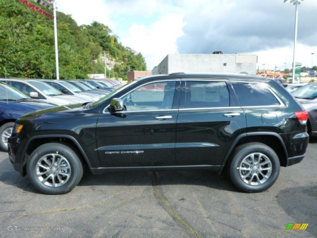 2014 Grand Cherokee Limited 4x4 - Brilliant Black Crystal Pearl / New Zealand Black/Light Frost photo #2