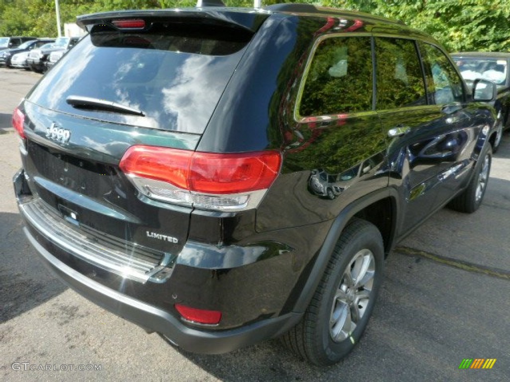 2014 Grand Cherokee Limited 4x4 - Brilliant Black Crystal Pearl / New Zealand Black/Light Frost photo #5