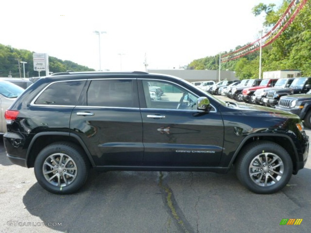 2014 Grand Cherokee Limited 4x4 - Brilliant Black Crystal Pearl / New Zealand Black/Light Frost photo #6