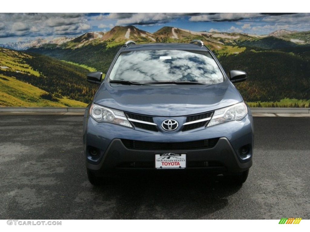 2013 RAV4 LE AWD - Shoreline Blue Pearl / Ash photo #2