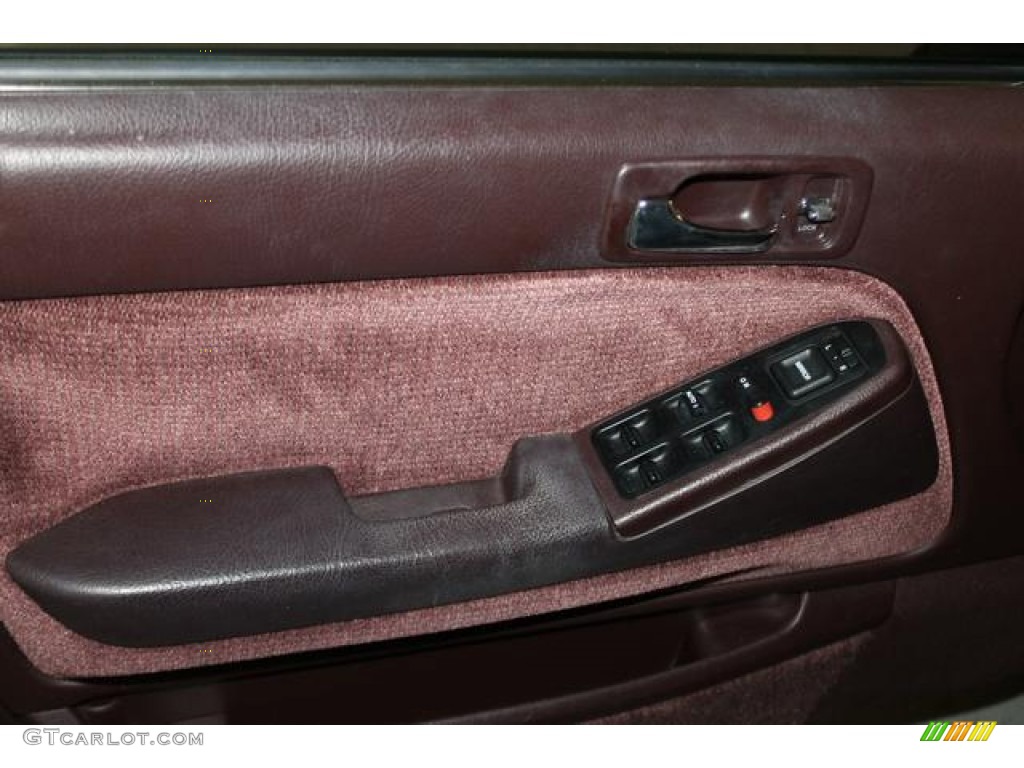 1993 Accord EX Sedan - Rosewood Brown Metallic / Burgundy photo #18
