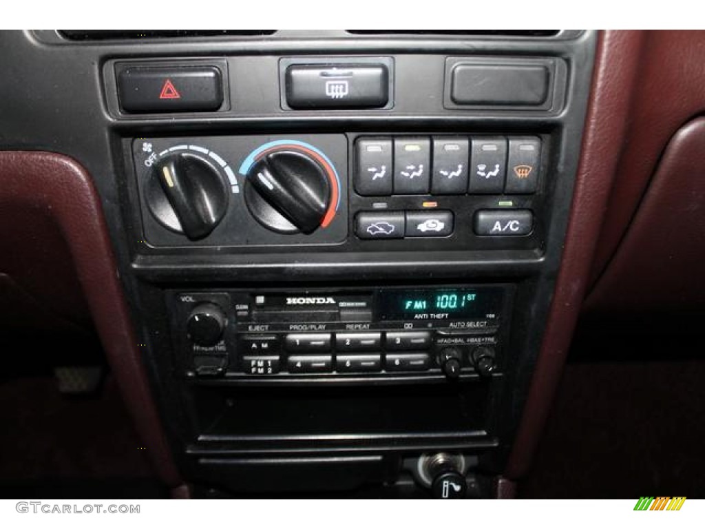 1993 Accord EX Sedan - Rosewood Brown Metallic / Burgundy photo #33