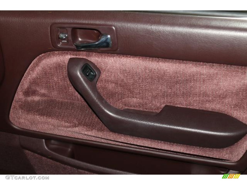 1993 Accord EX Sedan - Rosewood Brown Metallic / Burgundy photo #41
