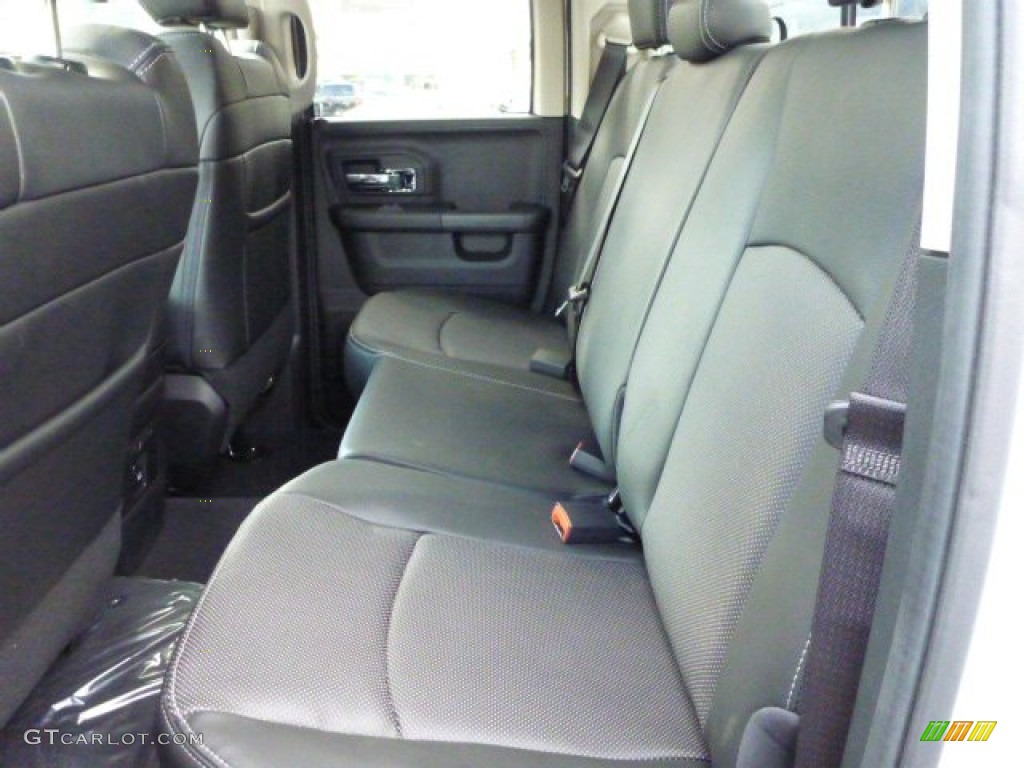 2014 Ram 1500 Laramie Quad Cab 4x4 Rear Seat Photo #85760604