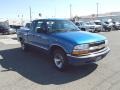 2000 Space Blue Metallic Chevrolet S10 LS Extended Cab  photo #3