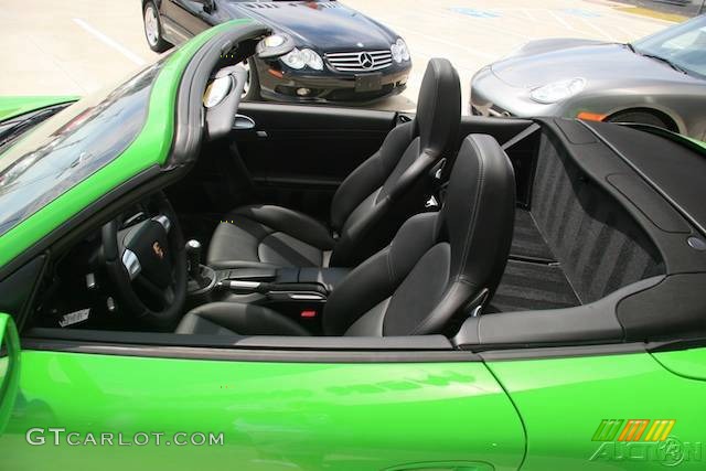 2008 911 Carrera S Cabriolet - Green Paint to Sample / Black photo #25