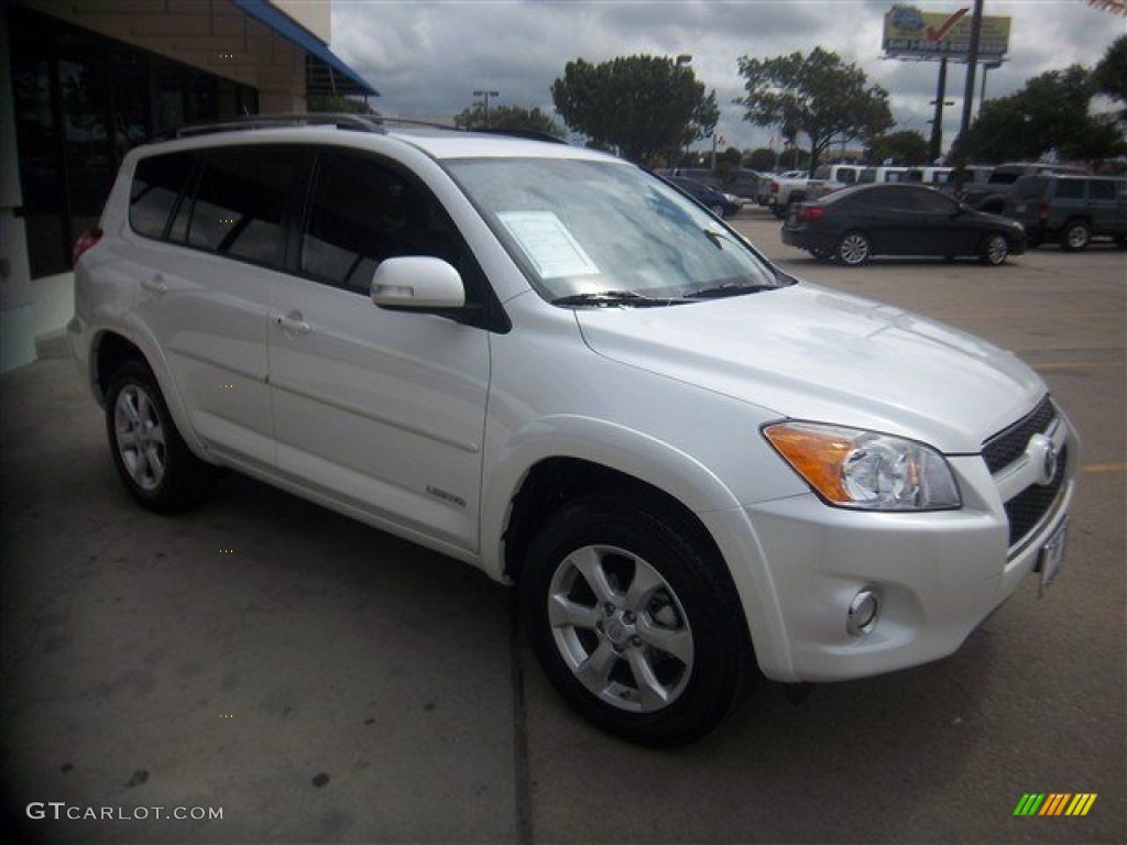 2012 RAV4 Limited - Blizzard White Pearl / Sand Beige photo #2