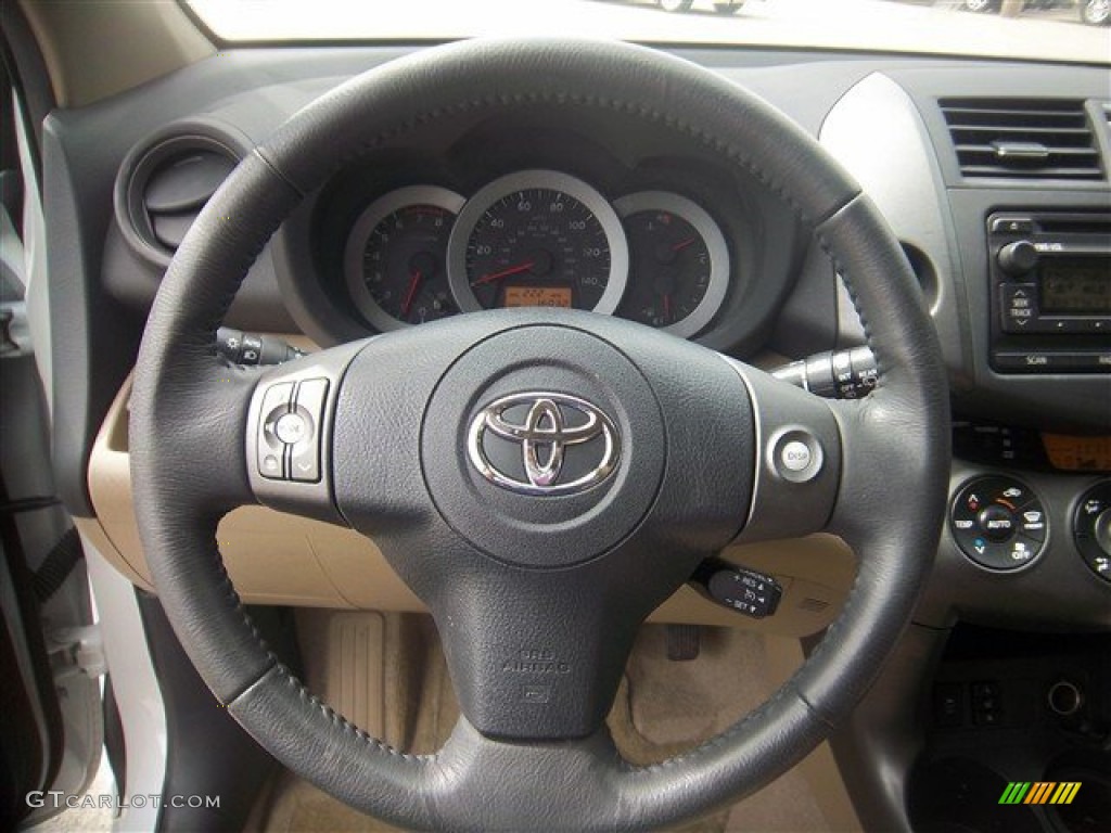 2012 RAV4 Limited - Blizzard White Pearl / Sand Beige photo #23