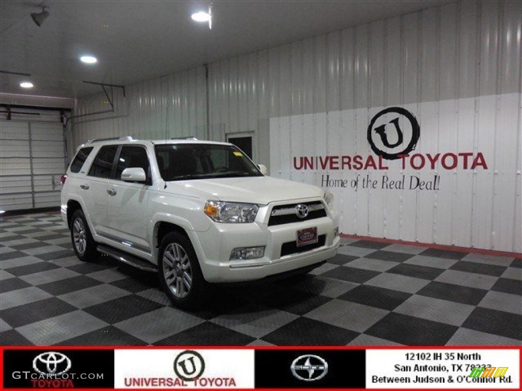 2011 4Runner Limited - Blizzard White Pearl / Black Leather photo #1