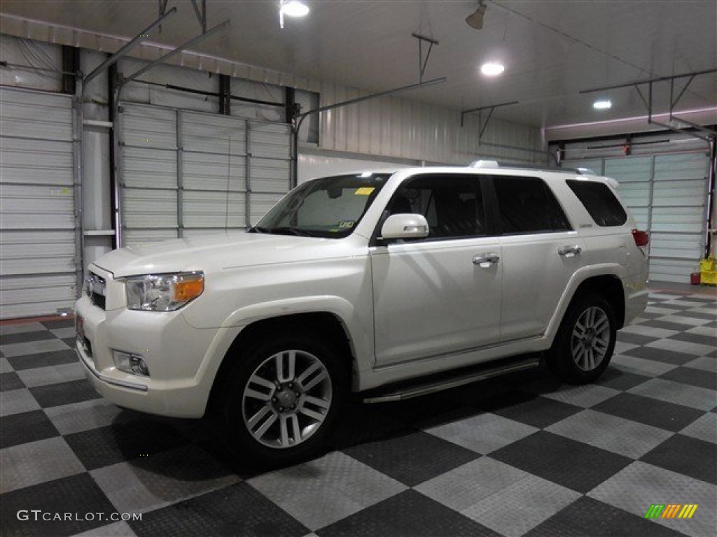 2011 4Runner Limited - Blizzard White Pearl / Black Leather photo #4