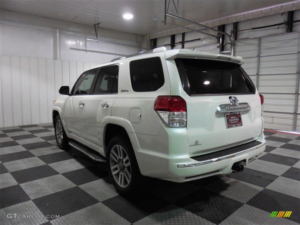 2011 4Runner Limited - Blizzard White Pearl / Black Leather photo #5