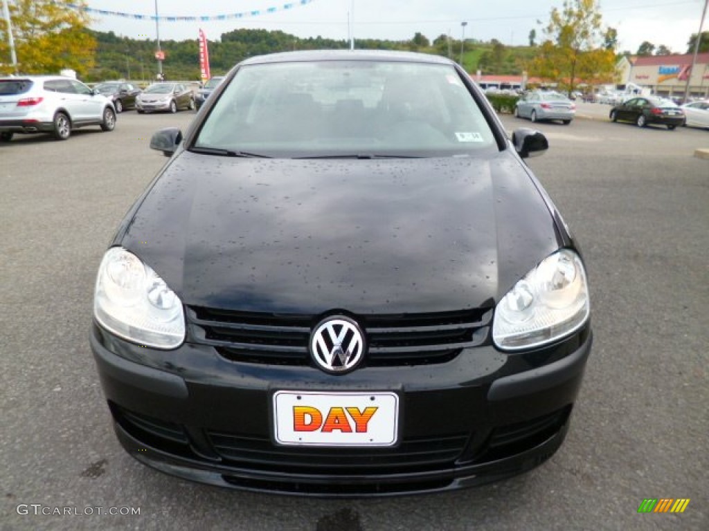 2009 Rabbit 2 Door - Black / Anthracite photo #2