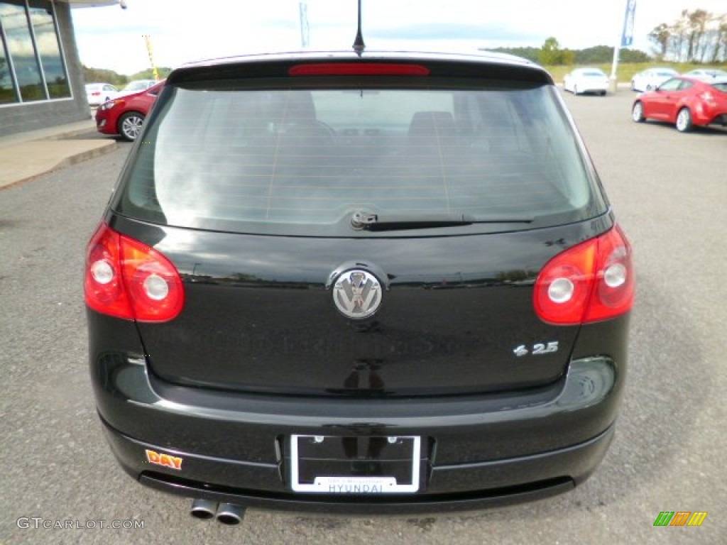 2009 Rabbit 2 Door - Black / Anthracite photo #6