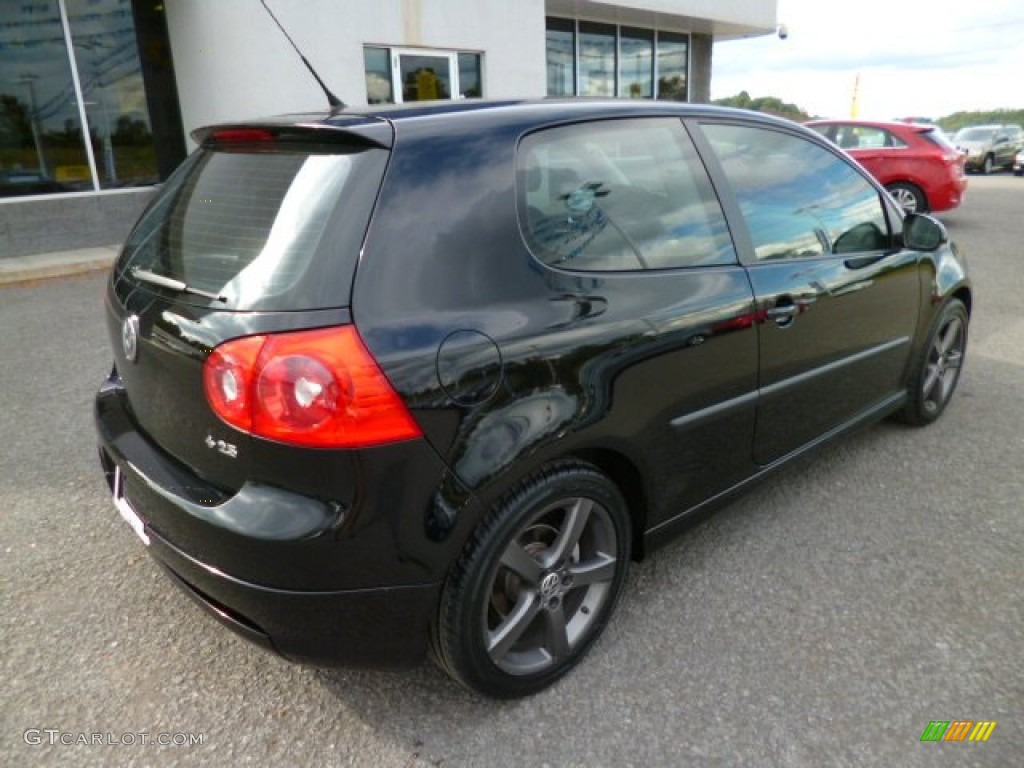 2009 Rabbit 2 Door - Black / Anthracite photo #7