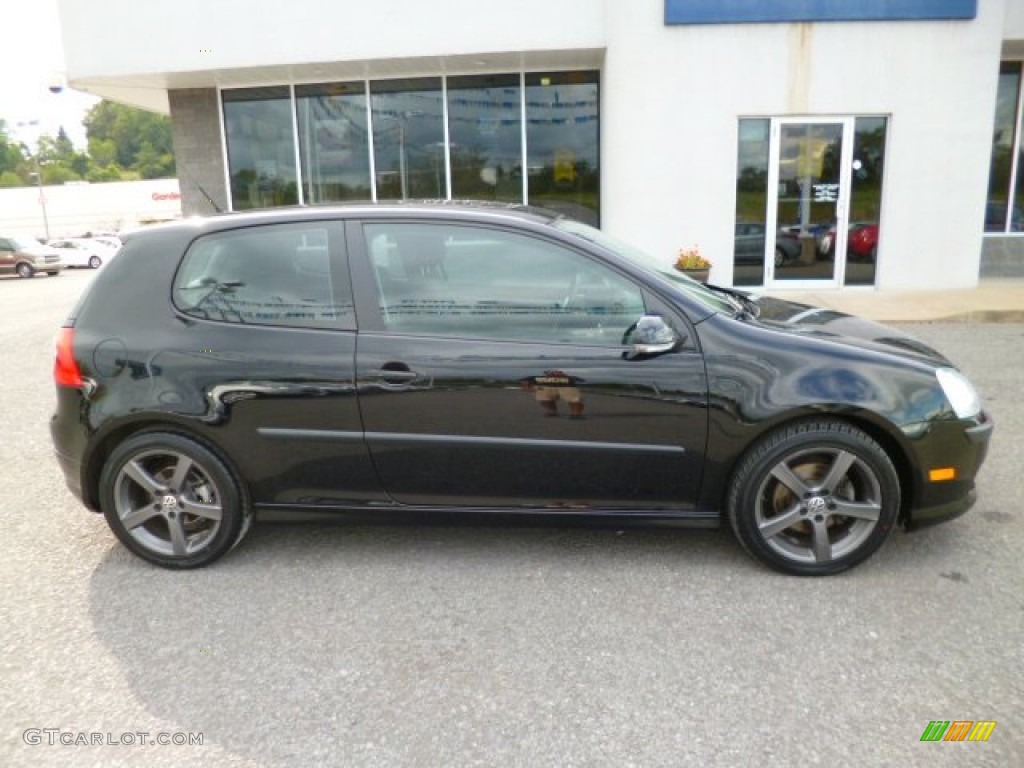 2009 Rabbit 2 Door - Black / Anthracite photo #8