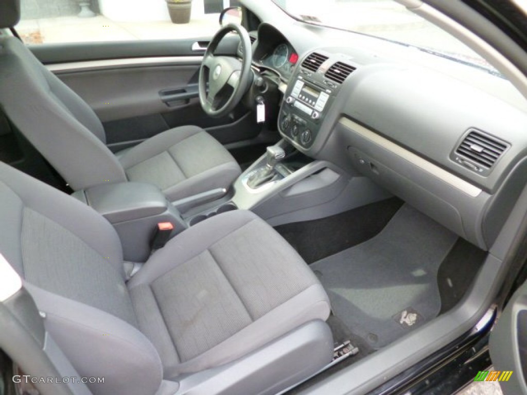 2009 Rabbit 2 Door - Black / Anthracite photo #10