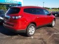2013 Crystal Red Tintcoat Chevrolet Traverse LT  photo #3