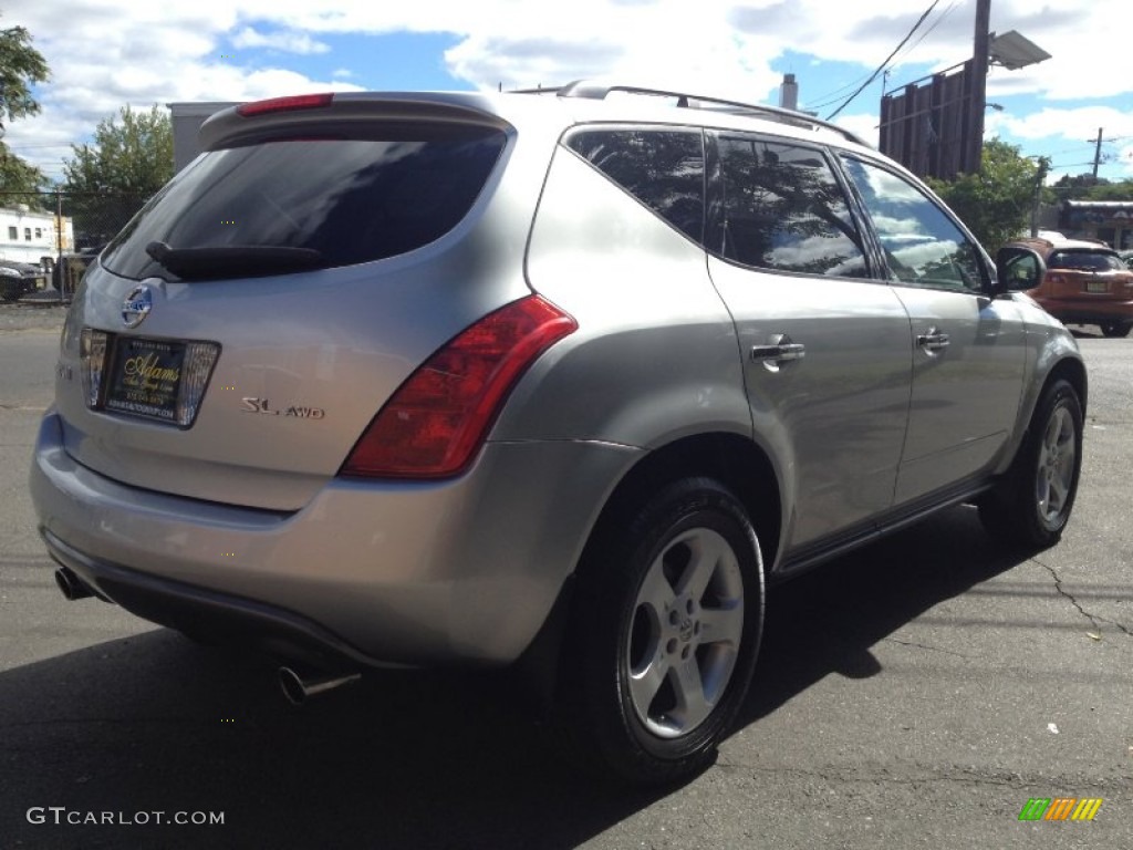 2004 Murano SL AWD - Sheer Silver Metallic / Charcoal photo #4