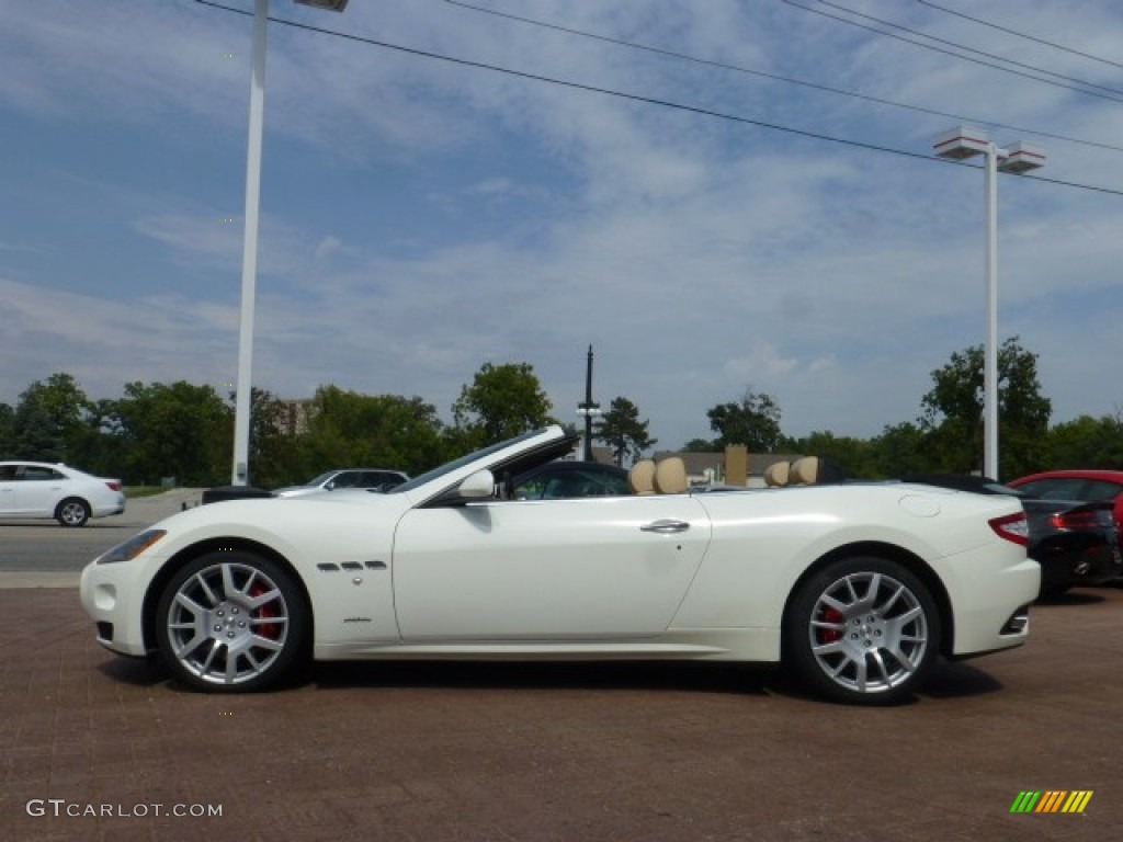 Bianco Eldorado (White) 2012 Maserati GranTurismo Convertible GranCabrio Exterior Photo #85765212