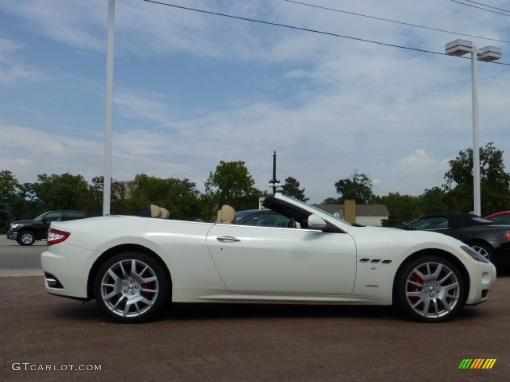 Bianco Eldorado (White) 2012 Maserati GranTurismo Convertible GranCabrio Exterior Photo #85765246