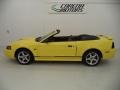 2003 Zinc Yellow Ford Mustang GT Convertible  photo #2