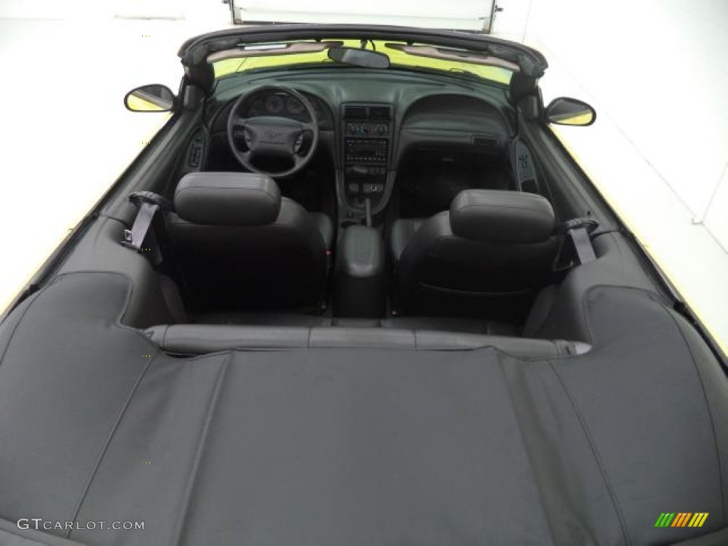 2003 Mustang GT Convertible - Zinc Yellow / Dark Charcoal photo #7