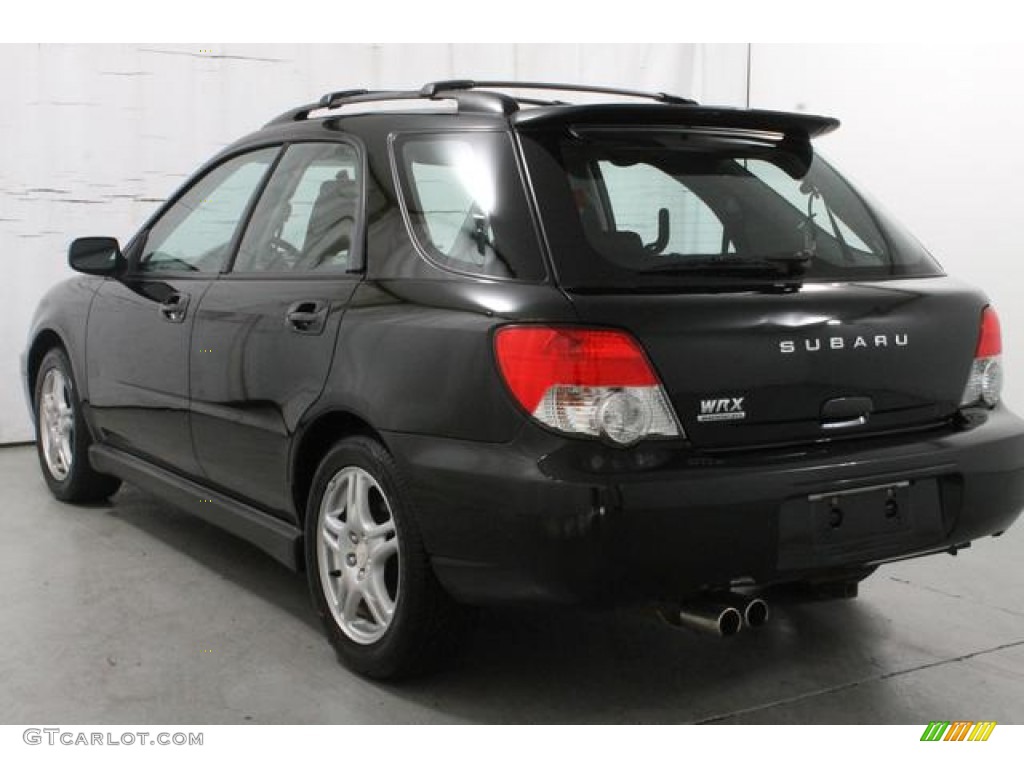 2004 Impreza WRX Sport Wagon - Java Black Pearl / Dark Gray photo #10