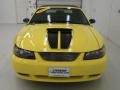 2003 Zinc Yellow Ford Mustang GT Convertible  photo #12