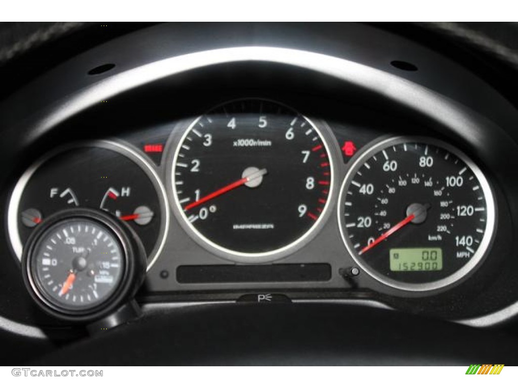 2004 Impreza WRX Sport Wagon - Java Black Pearl / Dark Gray photo #16
