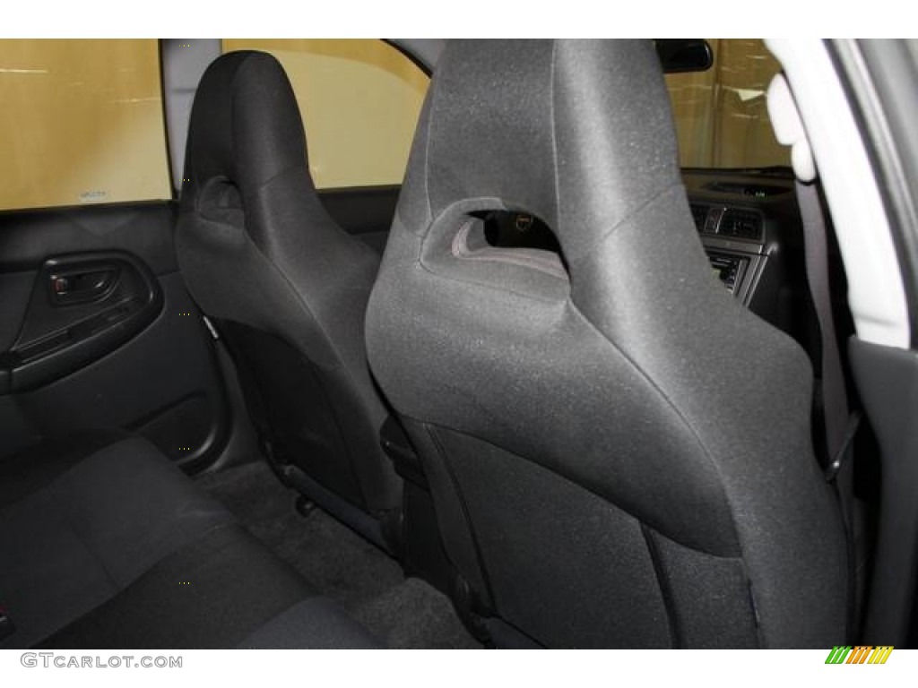 2004 Impreza WRX Sport Wagon - Java Black Pearl / Dark Gray photo #24