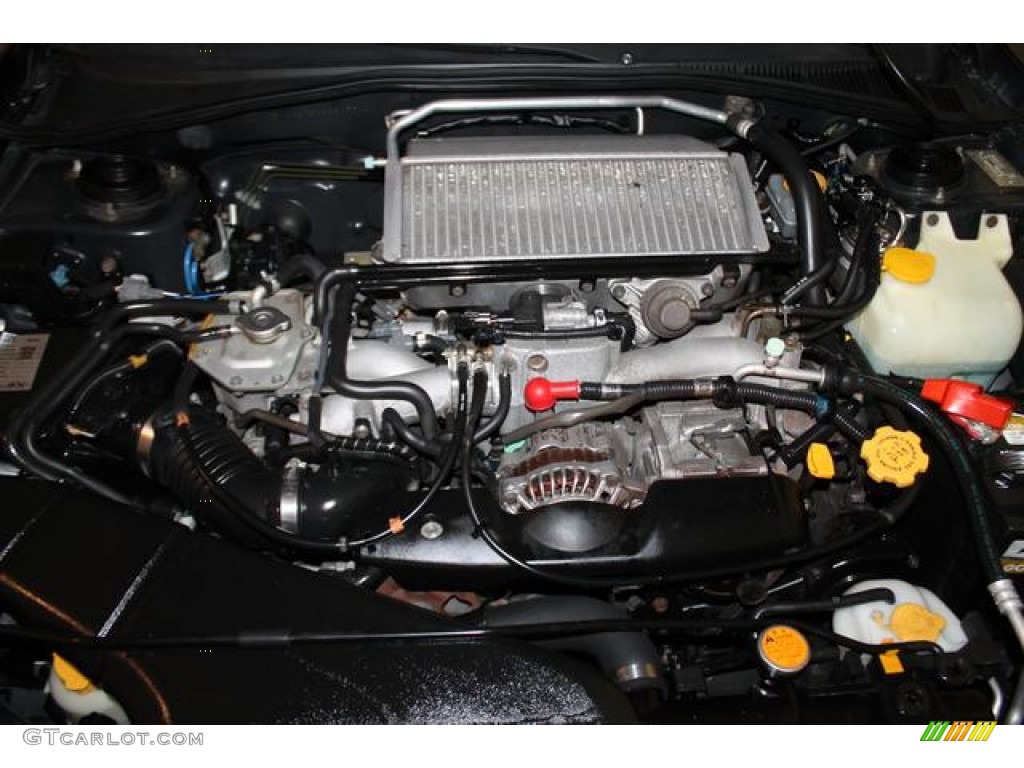 2004 Impreza WRX Sport Wagon - Java Black Pearl / Dark Gray photo #45